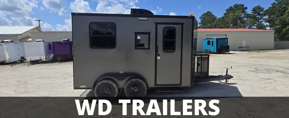 7'x12' Quality Cargo Fiber Splicing Trailer