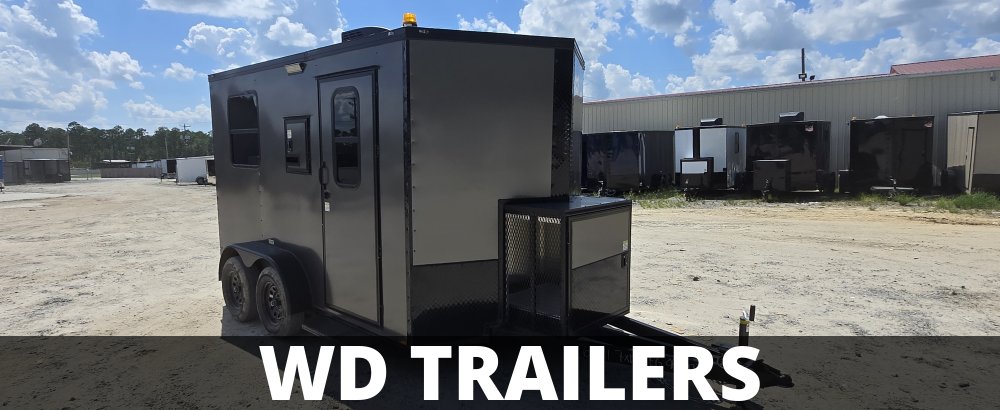 7'x12' Quality Cargo Fiber Splicing Trailer