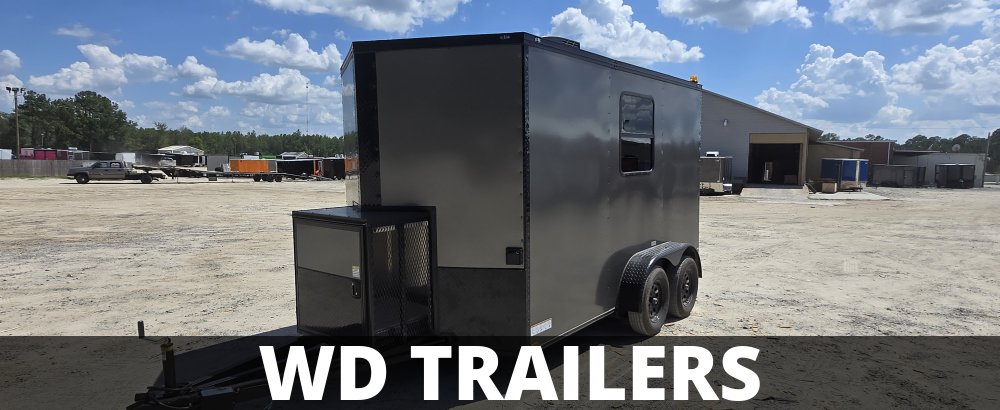 7'x12' Quality Cargo Fiber Splicing Trailer