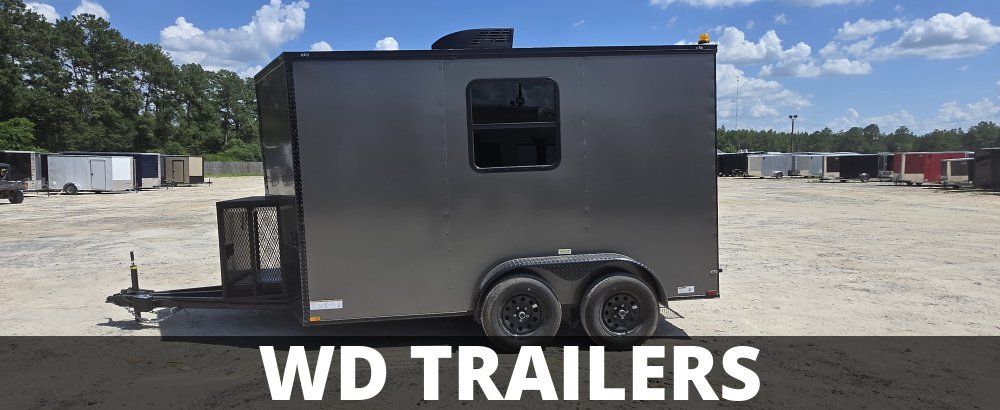 7'x12' Quality Cargo Fiber Splicing Trailer