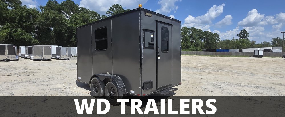 7'x12' Quality Cargo Fiber Splicing Trailer