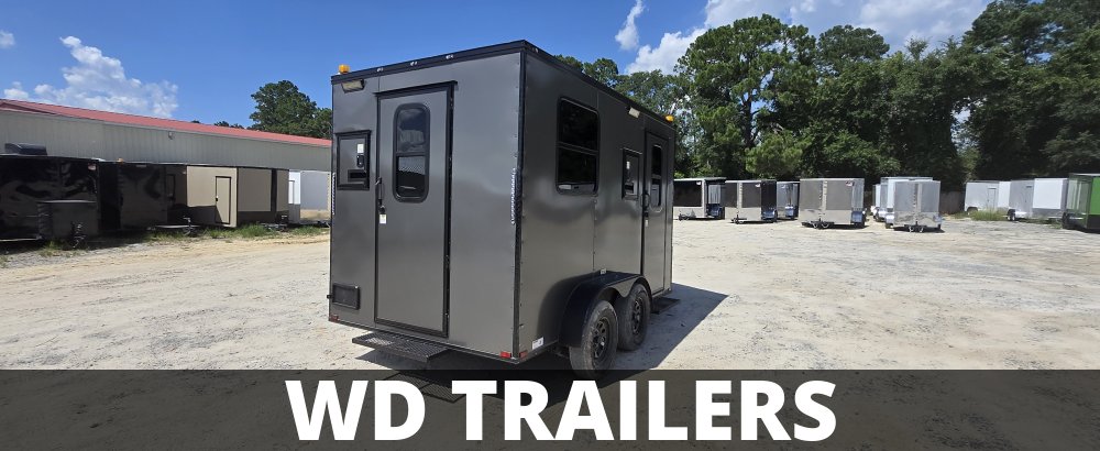 7'x12' Quality Cargo Fiber Splicing Trailer