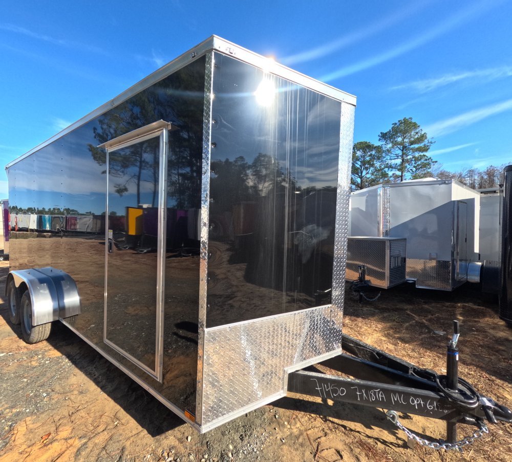 7'x18' Quality Cargo Enclosed Car Hauler