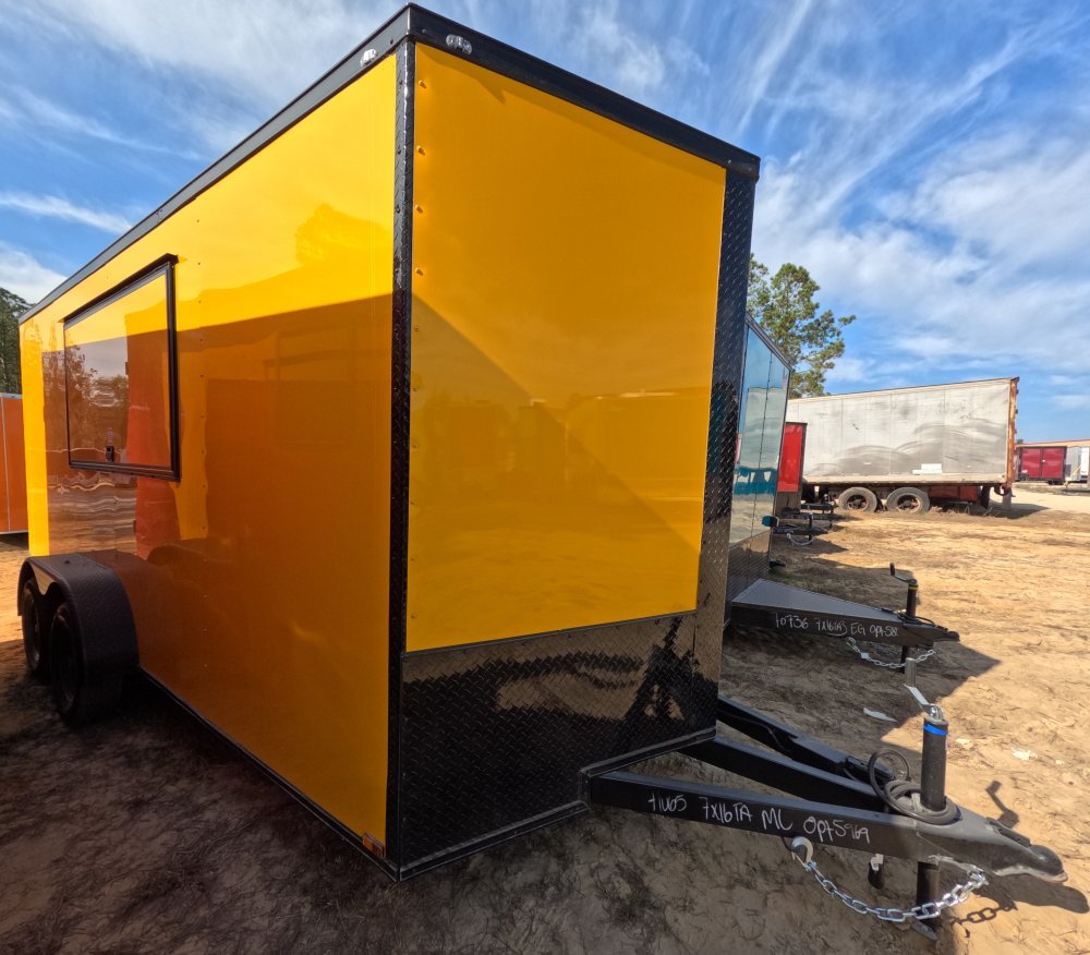 7'x16' Quality Cargo Concession Trailer