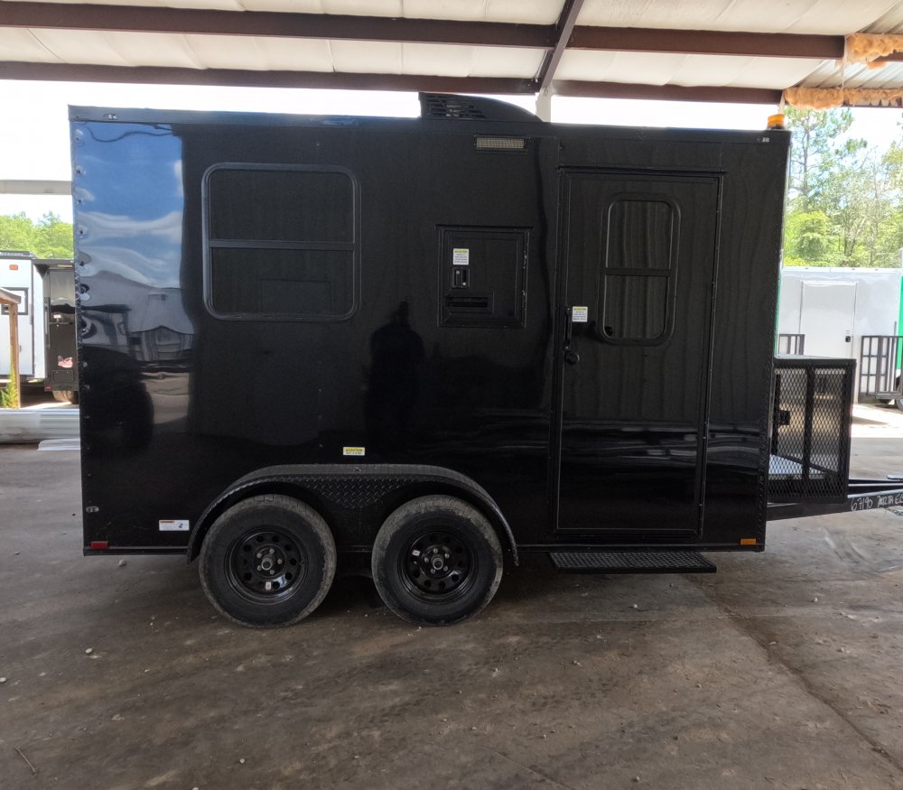 7'x12' Quality Cargo Fiber Splicing Trailer
