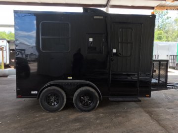 7'x12' Quality Cargo Fiber Splicing Trailer