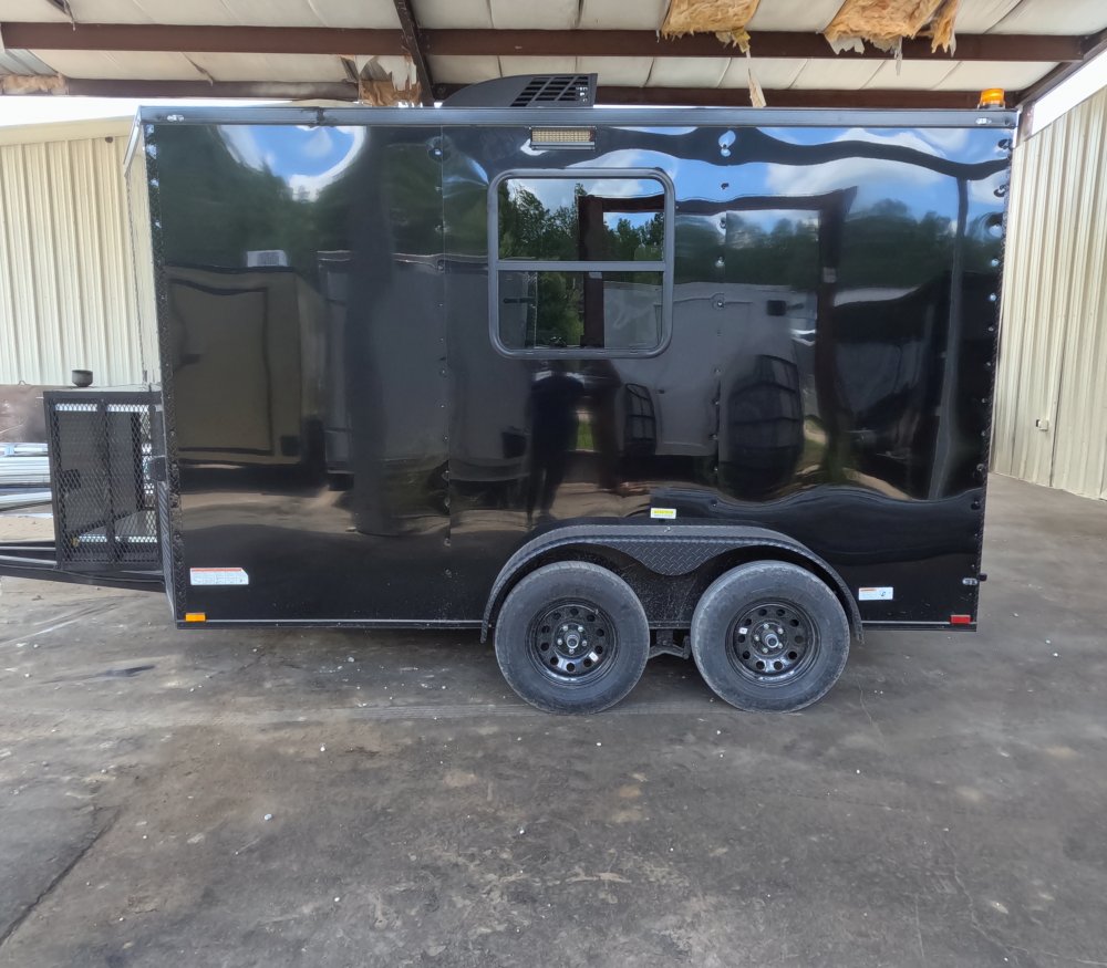 7'x12' Quality Cargo Fiber Splicing Trailer