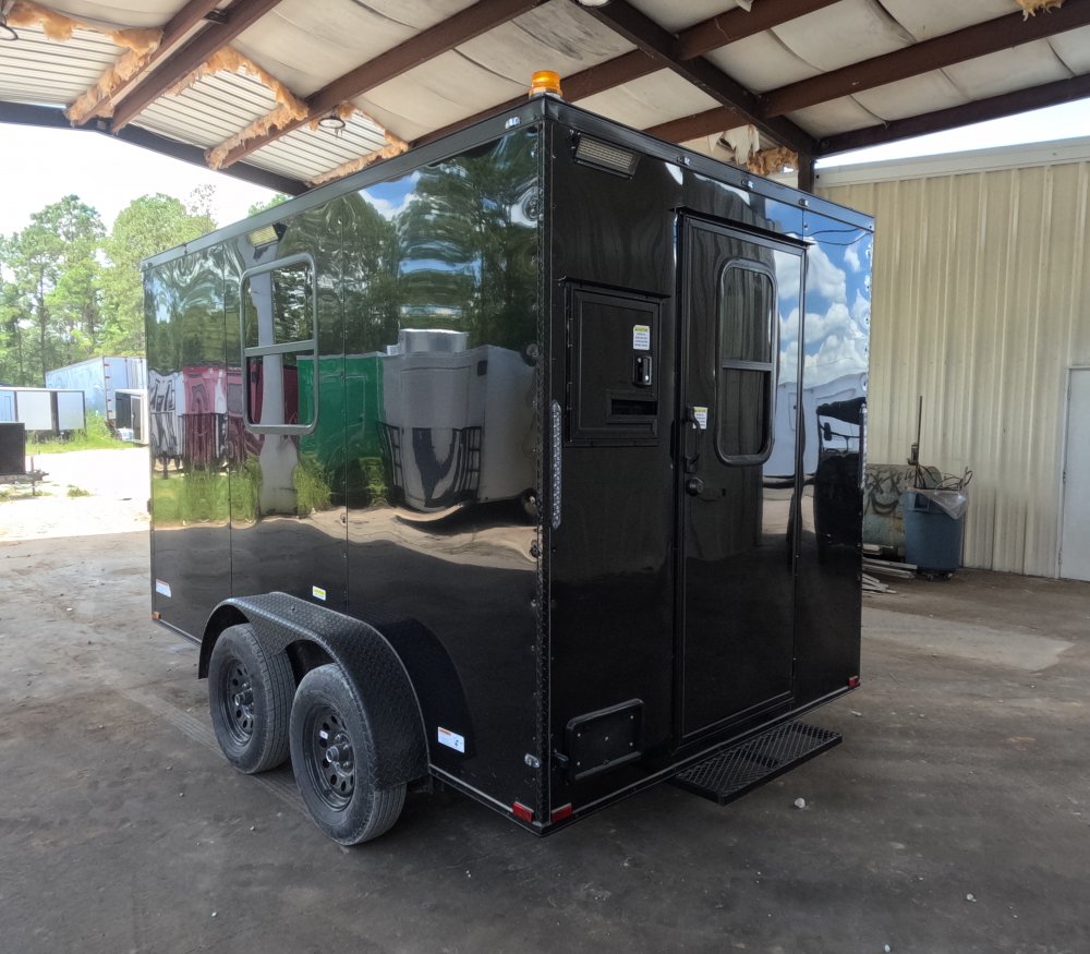 7'x12' Quality Cargo Fiber Splicing Trailer