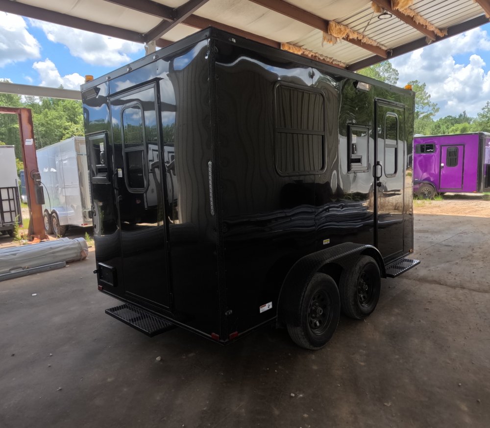 7'x12' Quality Cargo Fiber Splicing Trailer