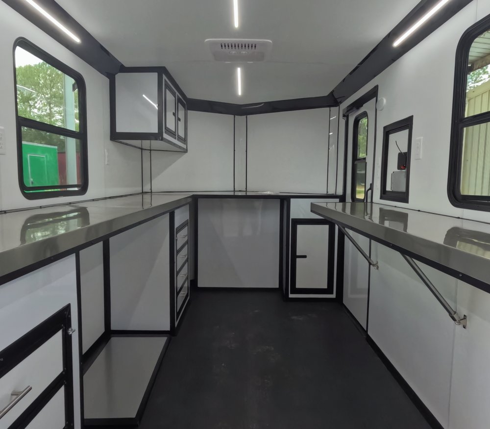 7'x12' Quality Cargo Fiber Splicing Trailer