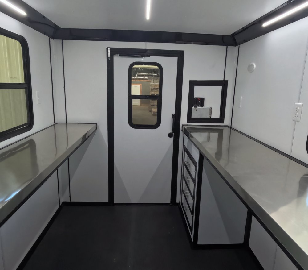 7'x12' Quality Cargo Fiber Splicing Trailer