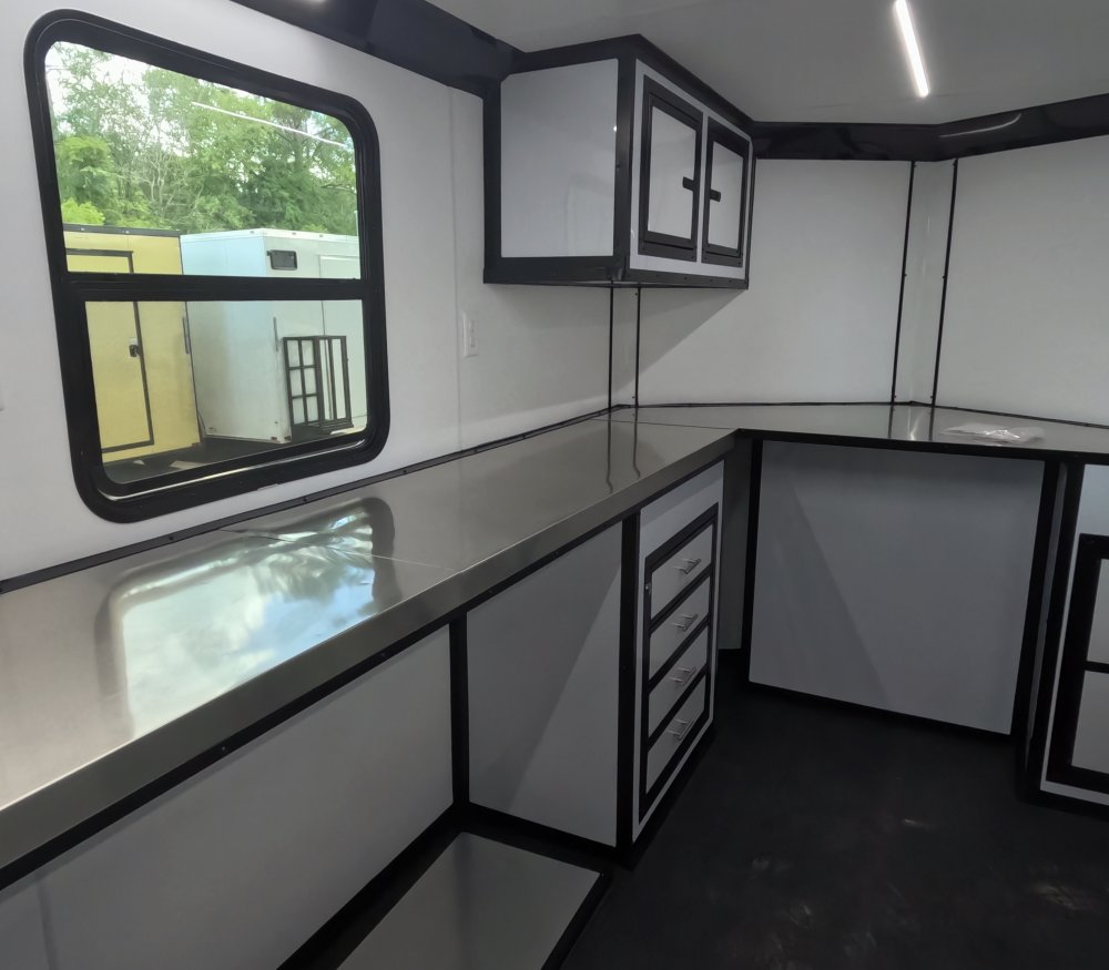 7'x12' Quality Cargo Fiber Splicing Trailer
