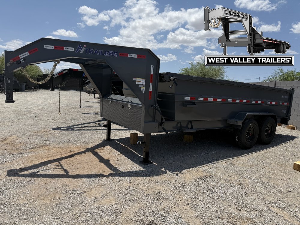 2025 ASCEND GOOSENECK DUMP TRAILER 83X16X3
