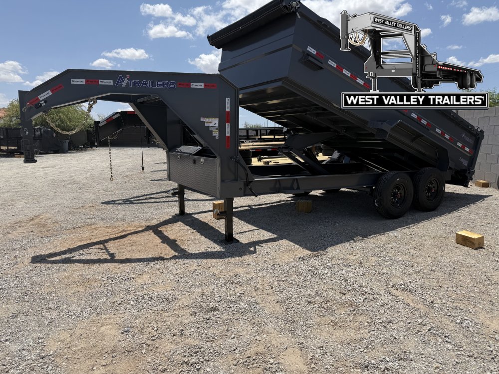 2025 ASCEND GOOSENECK DUMP TRAILER 83X16X3