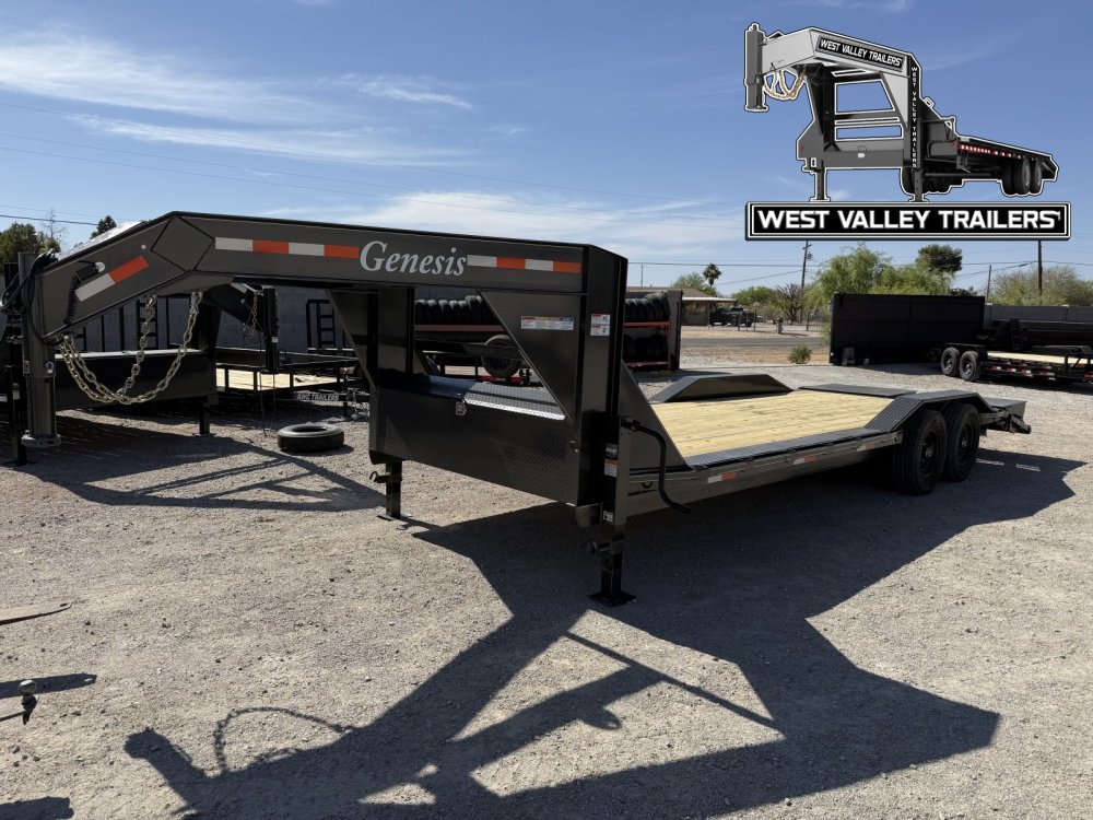 2026 GENESIS 102X24 GOOSENECK TRAILER