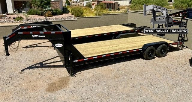 83X26 AMW GOOSENECK TRAILER 14K