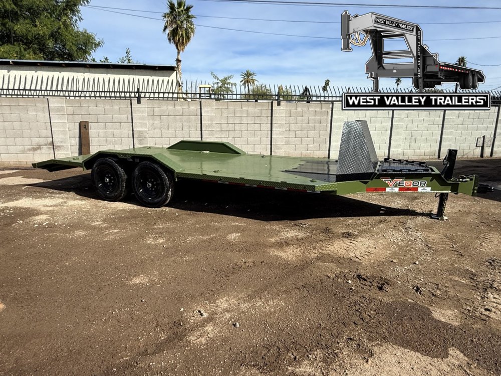 2026 102X20 VEQOR STEEL FLOOR EQUIPMENT TRAILER