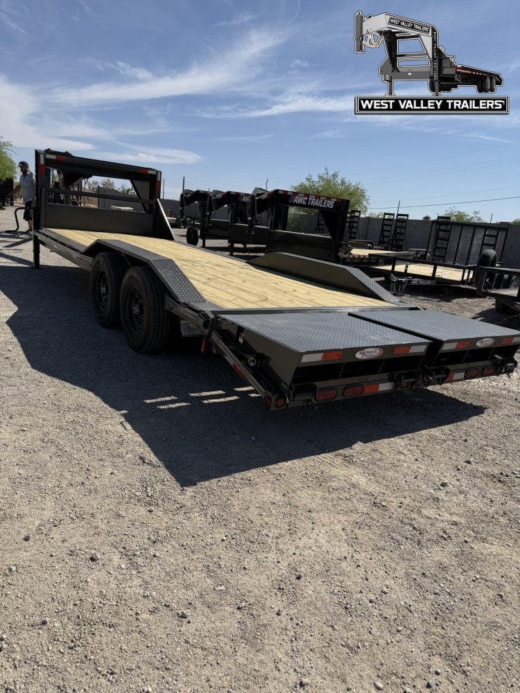 2025 GENESIS 102X24 GOOSENECK TRAILER