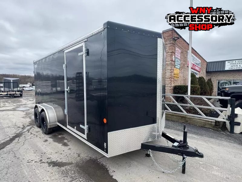 2025 Car Mate Trailers 7'X16'+6" 7K EXTRA HEIGHT Cargo / Enclosed Trailer