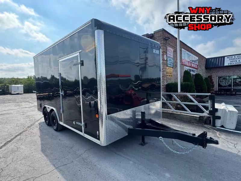 2025 Car Mate Trailers 8.5'X16'+12" EXTRA HEIGHT 10K W/RAMP Cargo / Enclosed Trailer