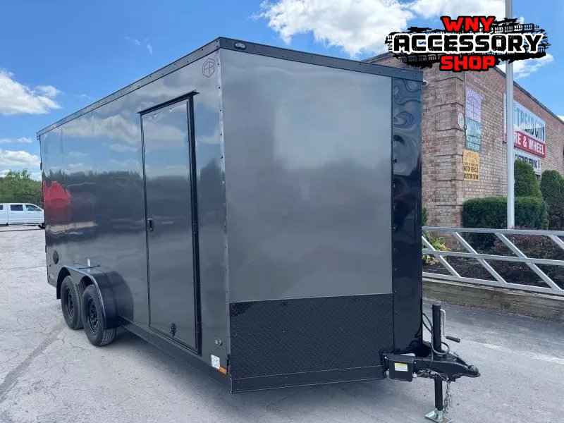 2026 Cargo Mate 7.5'X16'+12" EXTRA HEIGHT 7K Cargo / Enclosed Trailer