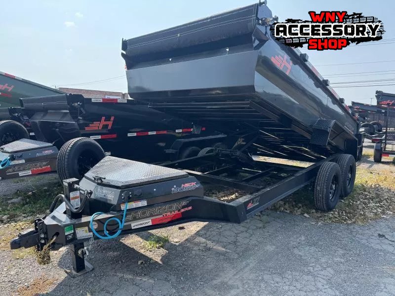 2026 Horizon Trailers 7'X14' 14K "LZ7" W/SPARE Dump Trailer