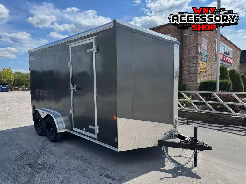 2026 Car Mate Trailers 7'X14'+12" EXTRA HEIGHT 7K W/RAMP Cargo / Enclosed Trailer