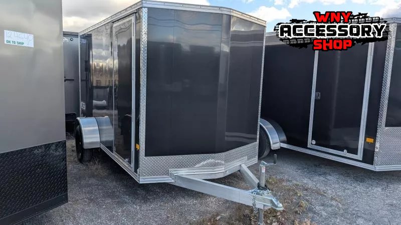 2026 Alcom-Stealth 6'X12' 3K W/RAMP Cargo / Enclosed Trailer