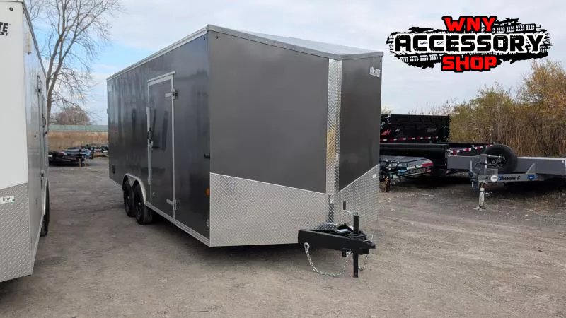 2026 Car Mate Trailers 8.5'X20'+6" EXTRA HEIGHT 10K W/RAMP Cargo / Enclosed Trailer