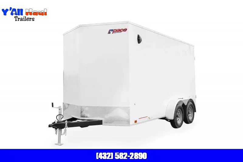 2026 Pace American 6X10 White Single Cargo Trailer