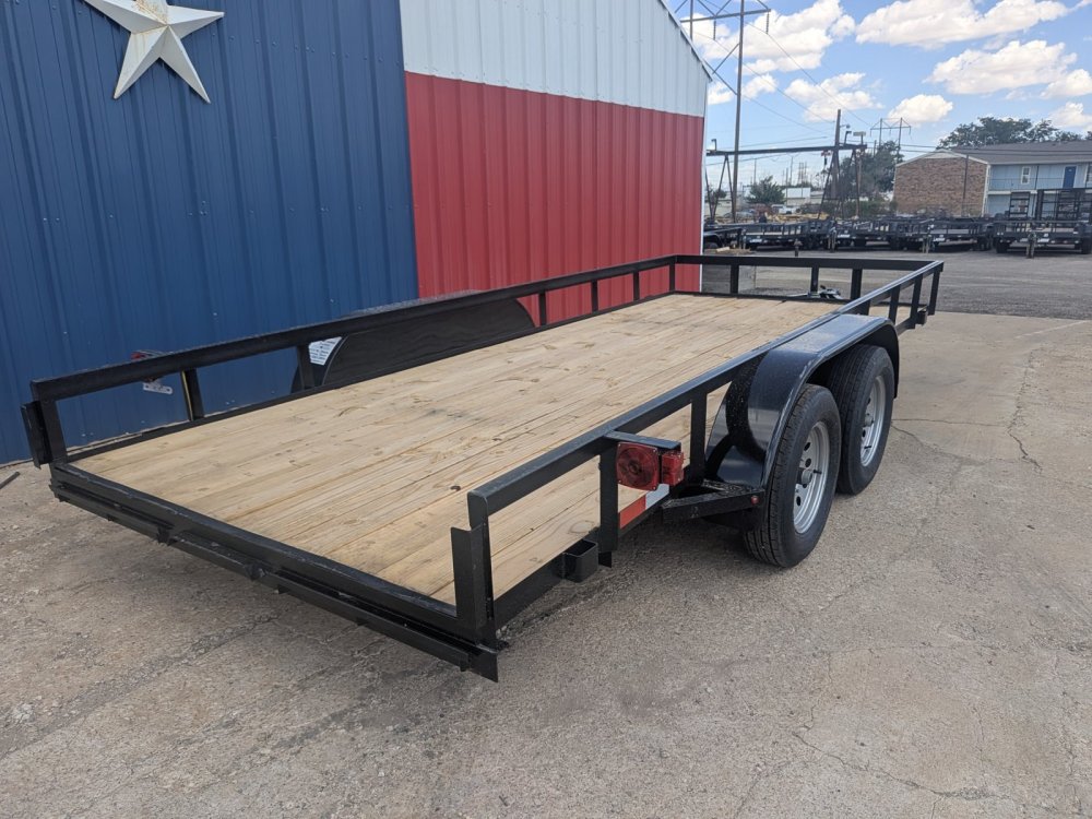 2026 C&M 76x16 classic Utility Trailer