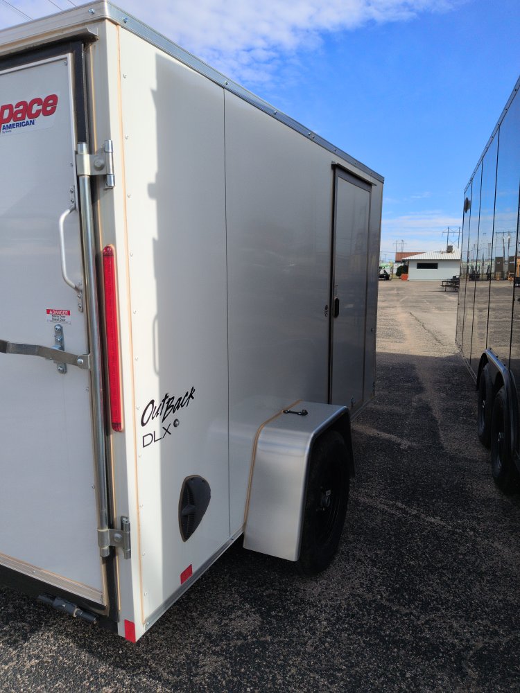 2025 Pace American 5X10 Single w/ side door V-nose Cargo Trailer