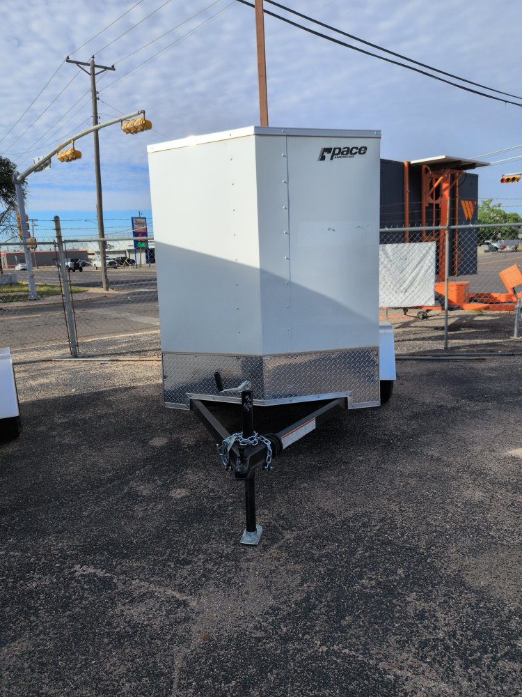 2026 Pace American 5X8 Single Enclosed Trailer