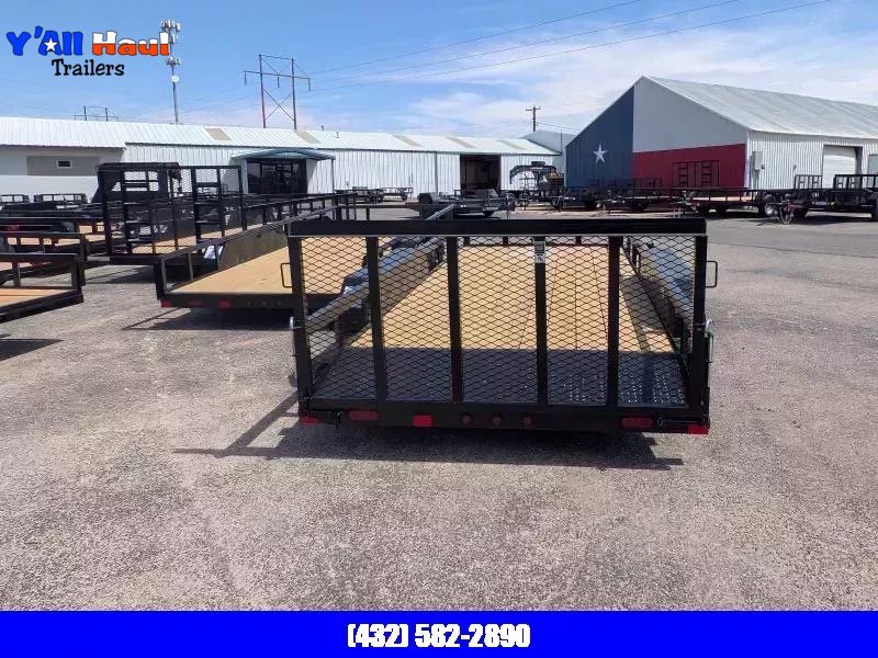 2026 HT Trailers 83x16 Fully Loaded Pipetop Dovetail Gate W/ Brake Utility Trailer w/ spare