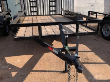 2026 C&M 76X12 Tandem Axle 4' Gate