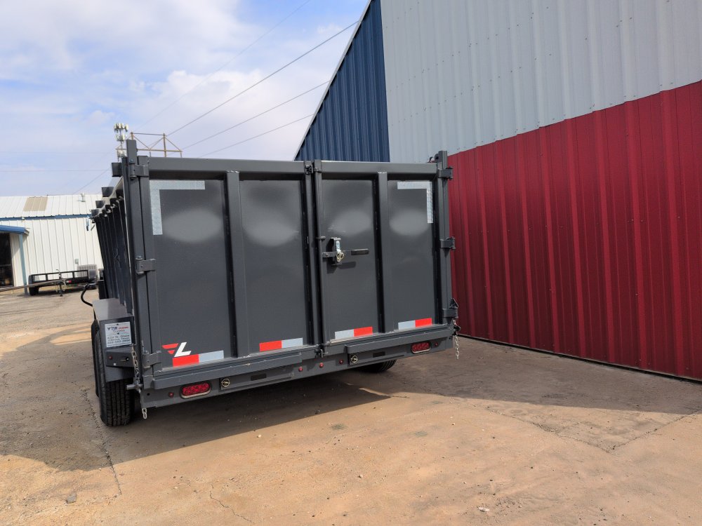 2025 Lamar Trailers 83x14 14K Gooseneck 3' Sides Dump Trailer