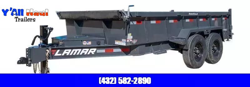 2026 Lamar Trailers 83x14 14K 24" sides Dump Trailer W/ SPARE