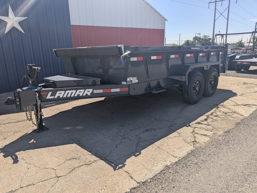 2026 Lamar Trailers 83x14 14K 24" sides Dump Trailer W/ SPARE