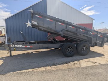 2026 Lamar Trailers 83x14 14K 24" sides Dump Trailer W/ SPARE