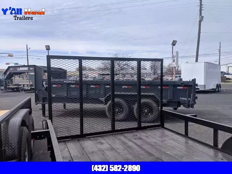 2025 C&M 76x16 4'Gate Utility Trailer