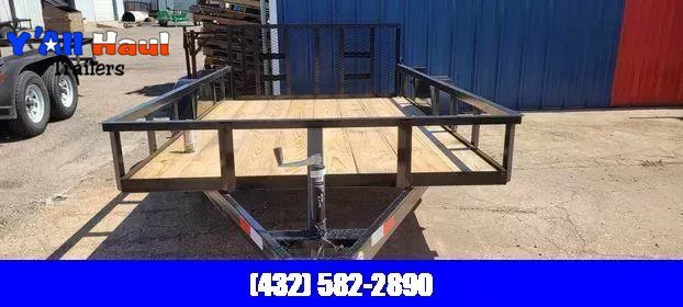 2026 C&M 76x12 Single Dovetail Gate Utility Trailer