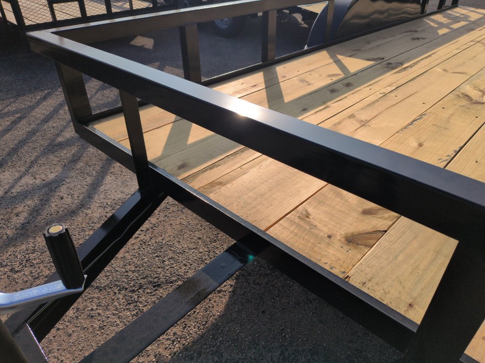 2026 C&M 76x16 Pipe Top Utility Trailer