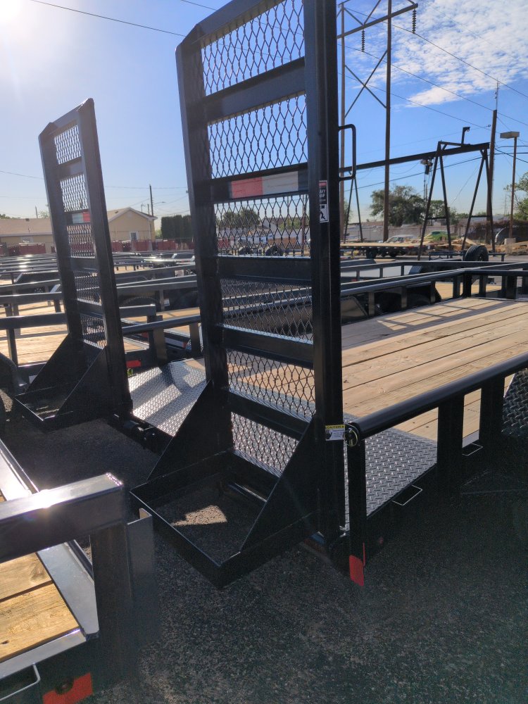 2026 HT Trailers 83x14 7k axles Stand up Ramps Utility Trailer w/ spare