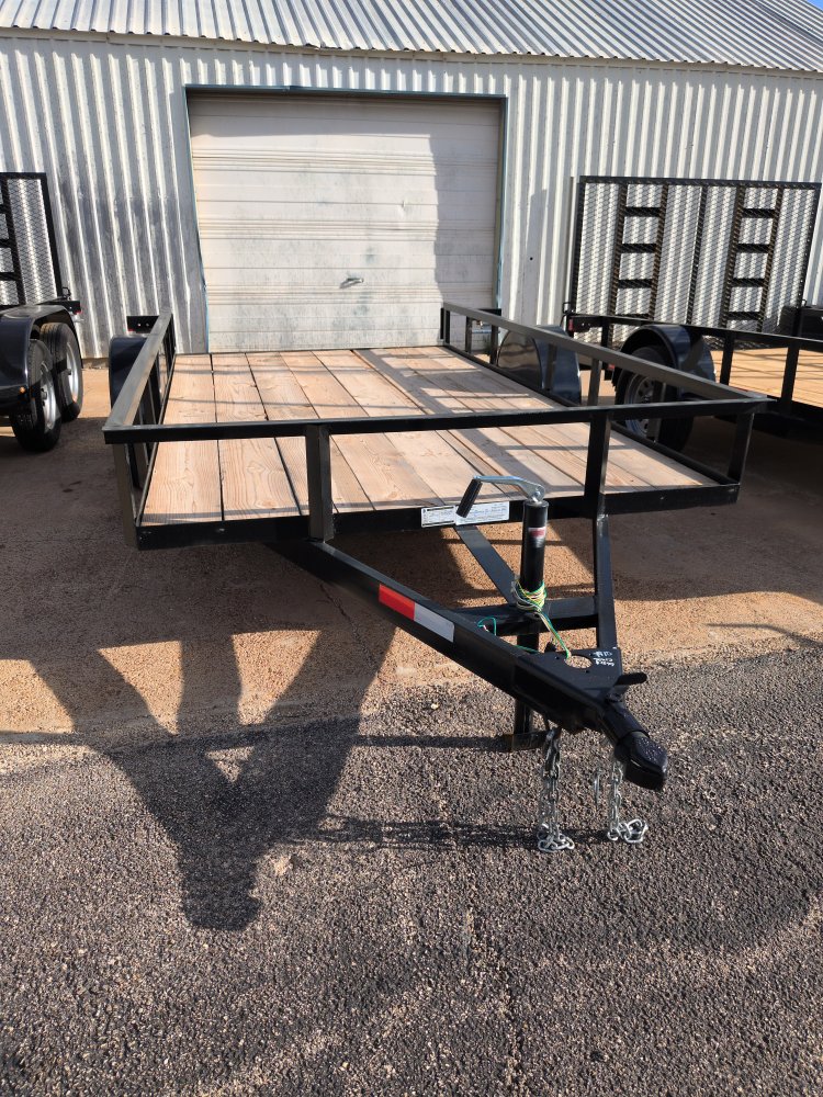 2025 C&M 76x12 Single Utility Trailer