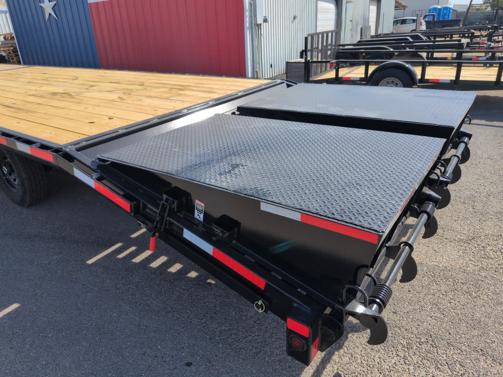 2027 HT Trailers 102X40 Gooseneck 7K axles Monster Ramps