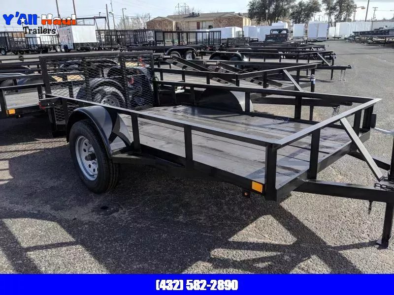 2026 C&M 5x10 Dovetail Gate Utility Trailer