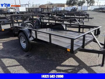 2026 C&M 5x10 Dovetail Gate Utility Trailer