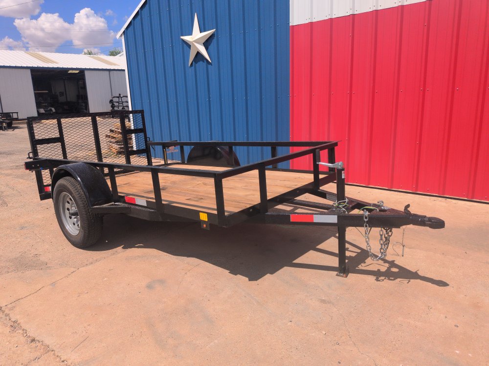 2026 C&M 5x10 Dovetail Gate Utility Trailer