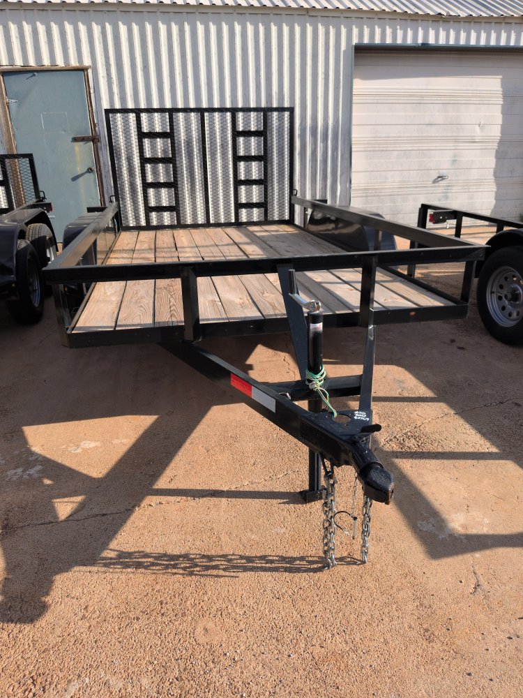 2025 C&M 76X12 Tandem Axle 4' Gate