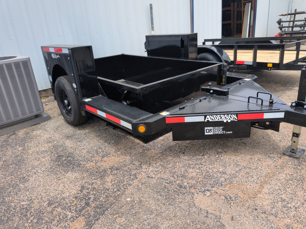2026 Anderson 5x10 Drop Deck Hydraulic Utility Trailer